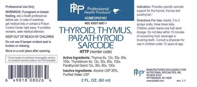 Thyroid, Thymus,  Parathyroid  Sarcode (Nspc0076 Thyroid, Thymus, Parathyroid Sarcode)